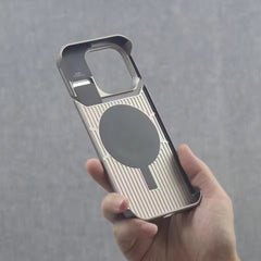 Aluminum With Leather Magsafe Perfume Case Easy Fixing