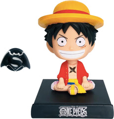 Small Figures Shacking Head&Mobile Holder - Luffy