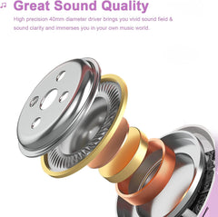 Headphone Cat Ear RGB Light L550 - Pink