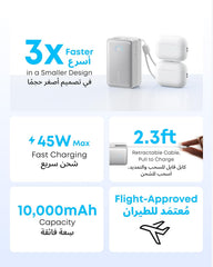 Anker Nano Power Bank, 45W 10,000mAh Portable Charger