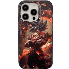Phone case with a dragon design on a white background