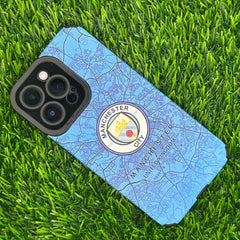 Manchester City Map Rubber Case