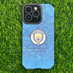Manchester City Map Rubber Case