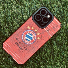 Bayern Munchen Map Rubber Case