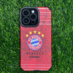 Bayern Munchen Map Rubber Case