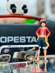 Matt Transparent Case With Hand Strap&Stand Luffy With Alain logo