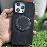 RimbMax Hard Silicon Case With 360 Aluminum Stand Magsafe