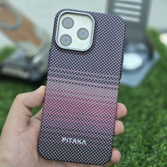 Pitaka Magsafe Slim Case Colorful Lines