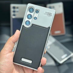 Aluminum With Leather Magsafe Perfume Case Easy Fixing For Samsung