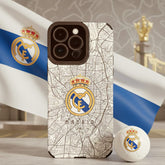 Real Madrid Map Rubber Case