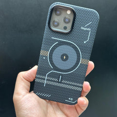 2 Case in 1 Pitaka Magnetic & Clear With Magsafe