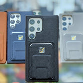 Rimbmix Leather Case With Wallet And Stand