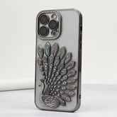Majestic Peacock 3D Embossed Luxury Case
