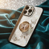 Luxury Pearl Butterfly Jewel Case