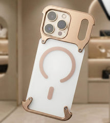 Luxury Mechanical plastic Alloy Magnetic Bumper Case