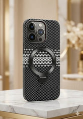 Aramid Fiber MagSafe Kickstand Case