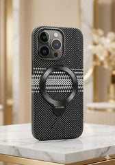 Aramid Fiber MagSafe Kickstand Case