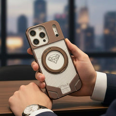 Luxury Cyberpunk Mechanical MagSafe Protective Case.