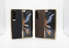 Luxury Carbon Fiber Plating Magnetic Hinge Case