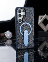Luxury Diamond Glitter Case with Magnetic Ring Kickstand For Samsung
