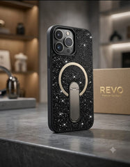 Luxury Diamond Glitter Case with Magnetic Ring Kickstand