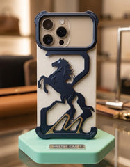 Metal Horse Skeleton / Bumper Phone Case