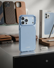 BIGC Hybrid Leather & Translucent Crystal Case