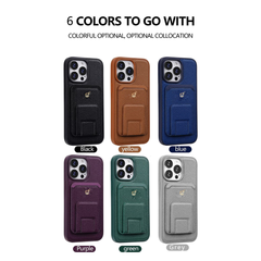 Rimbmix Leather Case With Wallet And Stand