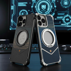 Stealth Shield Magnetic Kickstand Case - Carbon Fiber Edition