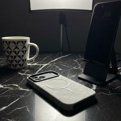 Titanium Fiber Texture MagSafe Case