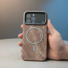 Titanium Fiber Texture MagSafe Case