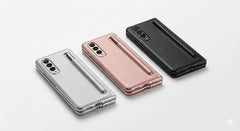 Premium Leather S-Pen Slot Foldable Case