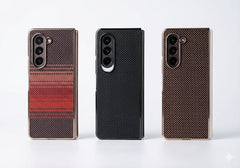 Luxury Carbon Fiber Plating Magnetic Hinge Case