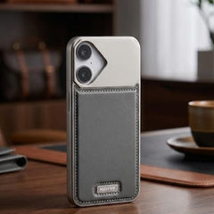 Aluminum With Leather Magsafe Perfume Case Easy Fixing - Elite Phones