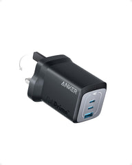 Anker 3 - Port Ultra - Fast Charger (67W, 3 Ports) - Black - Elite Phones