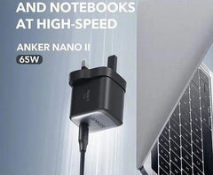 Anker Nano II 65W Charger - Black - Elite Phones