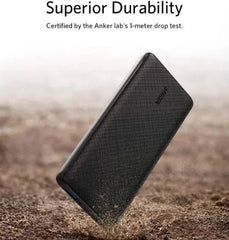 Anker Power Bank Core Slim 10k 15 W With Cable - Elite Phones
