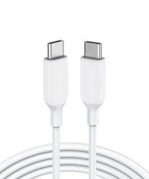 Anker Type - C To Type - C Cable (6ft, 60W, Braided) - White - Elite Phones