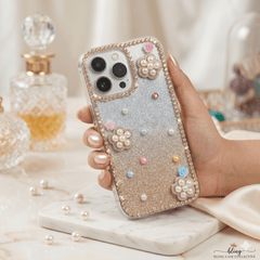 Aurora Pearl & Diamond Luxe Cover - Elite Phones