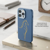 Carbon Fiber Magsafe Slim Case With Horse - Elite Phones