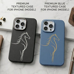 Carbon Fiber Magsafe Slim Case With Horse - Elite Phones