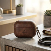 Hard Leather Earbuds Case Shock Proof - Elite Phones