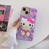 Hello Kitty Silicon Case With Stand