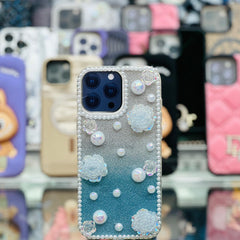 Ipefet Gliter With Flower&Pearl - Elite Phones