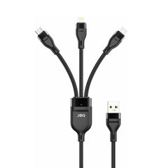 JBQ 3 - in - 1 Charging Cable – Reliable and Fast Charging - Elite Phones