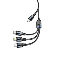 JBQ 3 - in - 1 Fast Charging Data Cable – Type - C, Lightning, Micro USB (1.5m) CA - 533 - Elite Phones