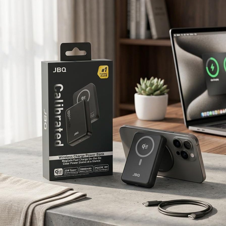 JBQ Calibrated Wireless Charge Power Bank 22W 10000m - Elite Phones