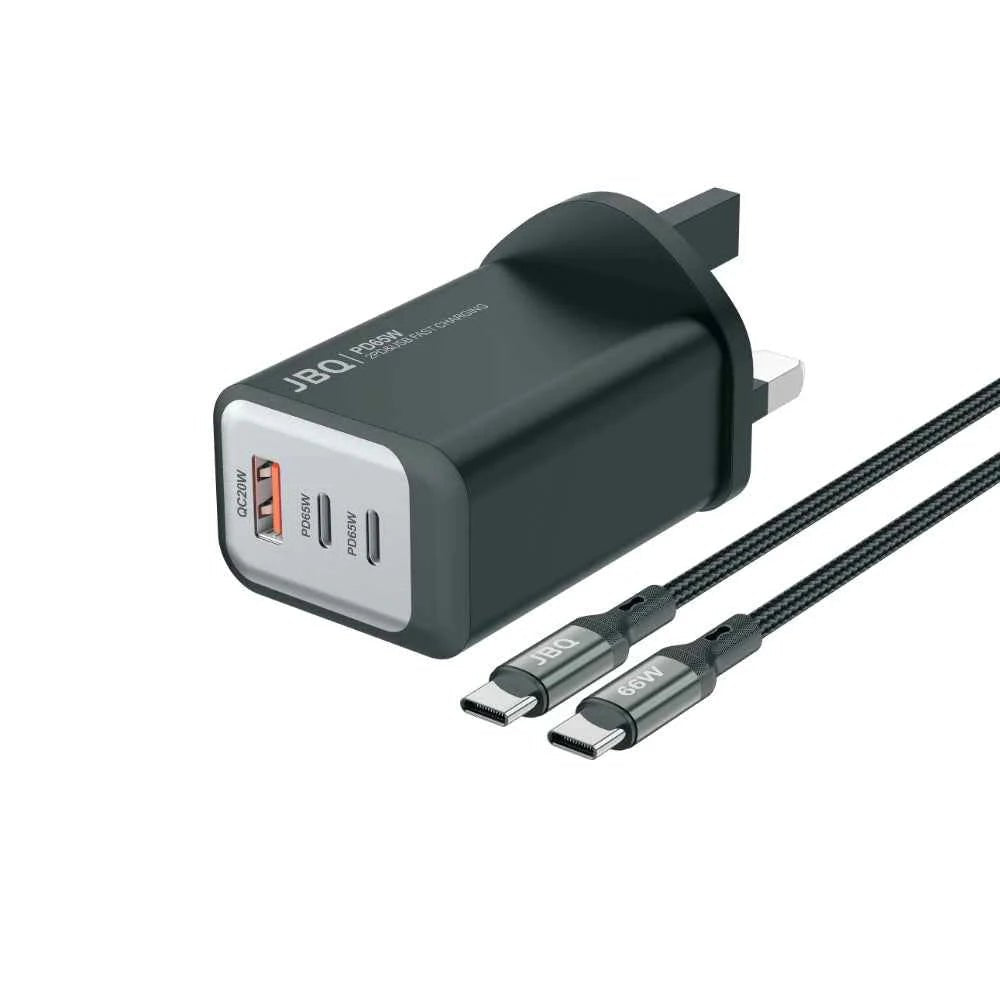 JBQ Fast Charger 65W With Type - C Cable 66W - Elite Phones