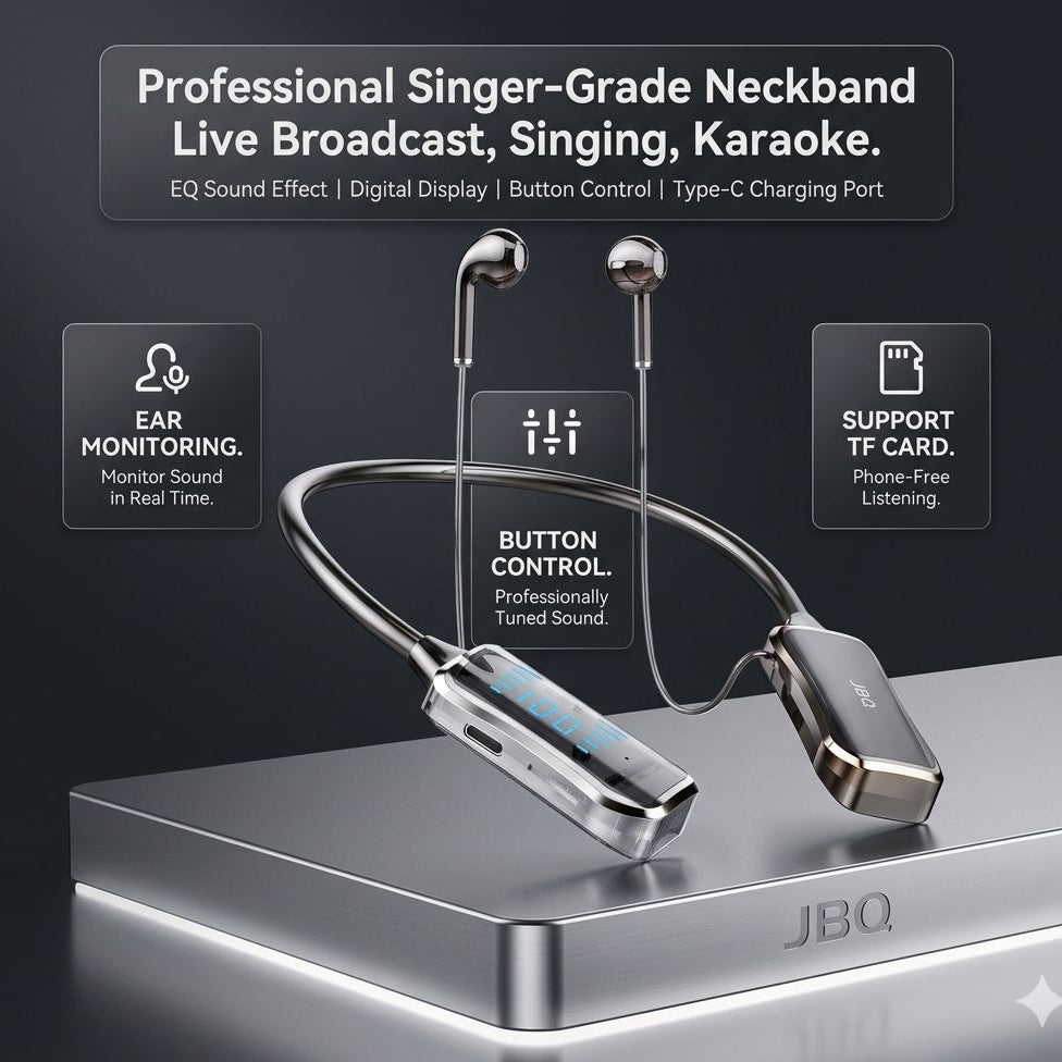 JBQ LiveStream Edition: All - in - One Wireless Neckband - Elite Phones