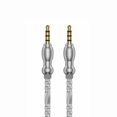 JBQ Spring 3.5mm to 3.5mm Aux Cable – Premium Audio Connector (1m) - Elite Phones